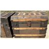 Image 3 : PAIR OF ANTIQUE TRUNKS
