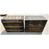 Image 6 : PAIR OF ANTIQUE TRUNKS