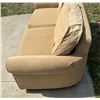 Image 3 : LIGHT TAN MICROFIBER SOFA