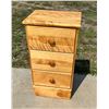 Image 1 : THREE DRAWER SIDE TABLE, PLENTY OF STORAGE