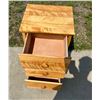 Image 5 : THREE DRAWER SIDE TABLE, PLENTY OF STORAGE