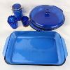 Image 1 : Set of 5 Cobalt Blue Kitchen & Glassware
