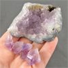 Image 1 : Lot of A Raw Amethyst Cluster & 5 Points 