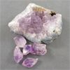 Image 2 : Lot of A Raw Amethyst Cluster & 5 Points 