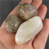 Image 1 : Set of 3 Polished Rutile Quartz Specimens