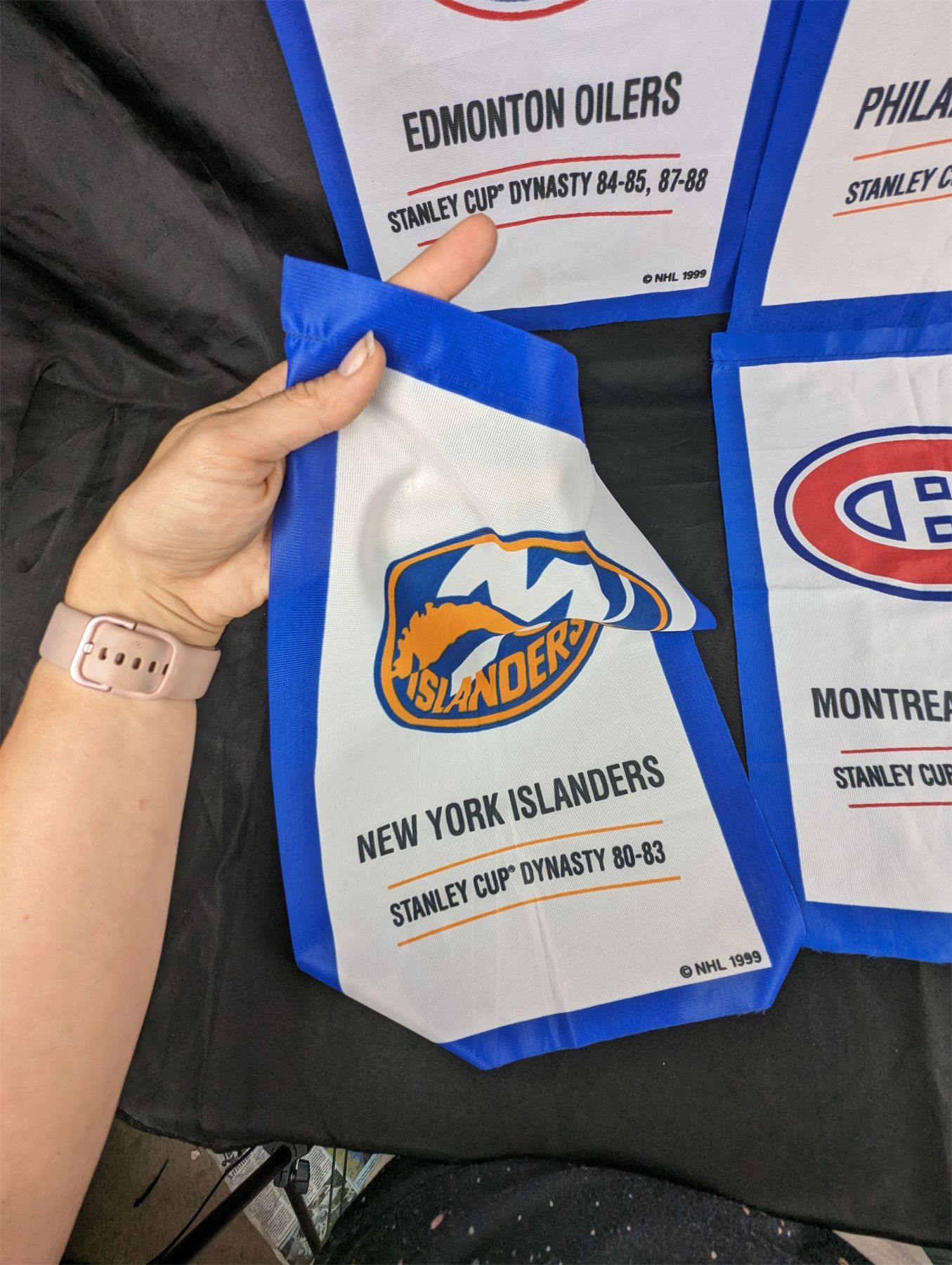6 NHL Stanley Cup Dynasty Mini Banners