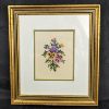 Image 1 : Vintage Petite Point Framed Art 12' x 10.5"