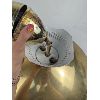 Image 3 : Large Brass Ceiling Lamp 20" Wide