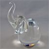 Image 1 : Hand Blown Glass Elephant 3.5"