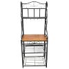 Image 1 : Wrought Iron Microwave / Kitchen Shelf 69" tall