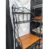 Image 4 : Wrought Iron Microwave / Kitchen Shelf 69" tall