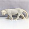 Image 1 : Alabaster Stone Puma Lion Statue 