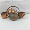Image 2 : Lot of Vintage 3 Copper Pots & A Copper Watering Can 