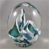 Image 1 : Hand Blown Glass Paperweight Signed Artist Joanne Andrighetti