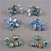 Image 1 : Set of 3 Vintage Rhinestone Earrings