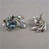 Image 3 : Set of 3 Vintage Rhinestone Earrings