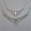 Image 2 : STUNNING! Set of 2 Vintage Rhinestone Necklaces 16"