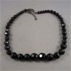 Image 3 : Set of 2 Black Bead Necklaces, Memory Wire Bracelet & Matching Clip on Earrings
