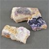 Image 1 : Lot of 3 Raw Morado Purple Opal Specimens 