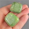 Image 1 : Set of 2 Polished Green Garnet Specimens 