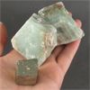 Image 1 : Lot of Raw Green Calcite & Pyrite Specimens 