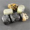 Image 3 : Lot of Polished Larvikite, Infinite & Cheetah Jasper Specimens 