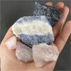 Image 2 : Lot of Raw Sodalite & Pink Kunzite Specimens