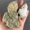 Image 1 : 3 Raw Zeolite Crystal Clusters 