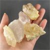 Image 1 : Lot of Raw Clear Quartz & Tangerine Quartz Clusters