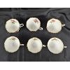 Image 3 : Set of 6 Royal Albert 'American Beauty' Tea Cups & Saucers