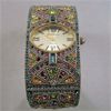 Image 1 : Beautiful!  Heidi Daus Jeweled Quartz Cuff Watch