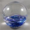 Image 2 : Hand Blown Glass Paperweight - Signed Glashaus Edelmann