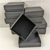 Image 1 : Lot of 10 Black Cardboard Specimen/Jewelry Boxes