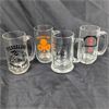 Image 1 : Set of 4 Various Glass Beer Mugs