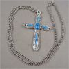 Image 1 : Large Vintage Cross with 24" Chain