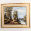 Image 1 : Original Oil Painting Signed by Artist - Professionally Framed