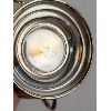 Image 8 : Lovely Set!  Tea Pot, Cream & Sugar with Tray - Silver Plated Copper