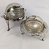 Image 1 : Set of 2 Vintage Roll Top Breakfast Servers - England & Canada