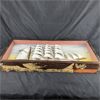 Image 3 : Vintage Shadow Box Model Ship 