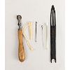 Image 8 : Lot of Vintage Embroidery Patters, Tatting Tools, Doilies and Hand Loom Set 