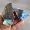 Image 1 : Set of 2 Flashy Labradorite Stones