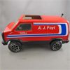 Image 1 : Vintage Tonka A.J. Foyt Nascar Racing Team Orange Van