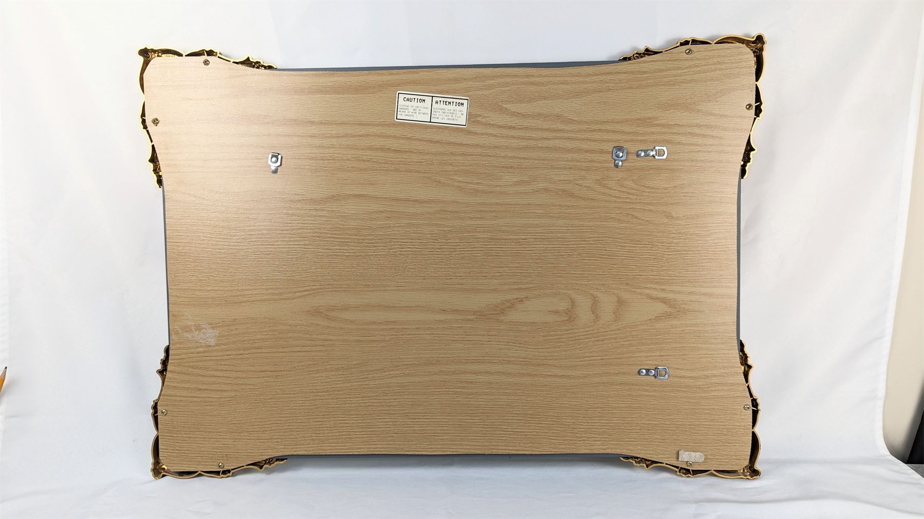 STUNNING! Vintage Gold Trim MCM Large Wall Mirror