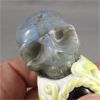Image 3 : Beautiful Labradorite & Rose Quartz Gemstone Skull Wand!