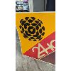 Image 11 : Set of 2 Vintage CBC News Television Program Signs "24 Hours" 1984