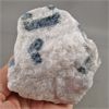 Image 1 : RARE!  Blue Apatite & Quartz Crystal Specimen from Tanco Mine Manitoba