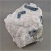 Image 2 : RARE!  Blue Apatite & Quartz Crystal Specimen from Tanco Mine Manitoba