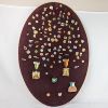 Image 1 : Large Collection of Pins on Hanging Velvet Display Board