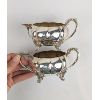 Image 6 : Set of 4 Sterling Silver Plated Tea Pot with Cream & Sugar & Tray