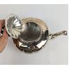 Image 7 : Set of 4 Sterling Silver Plated Tea Pot with Cream & Sugar & Tray